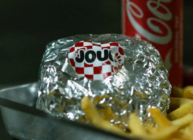 Joul logolu folyo ambalaj ve patates